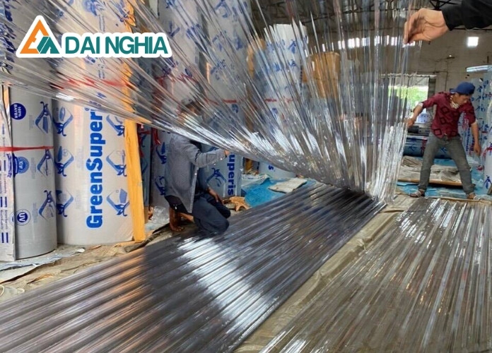 Tấm Poly dạng sóng tròn