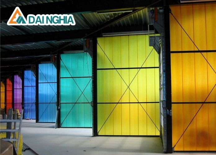 Tấm Poly rỗng 6mm lợp lấy sáng