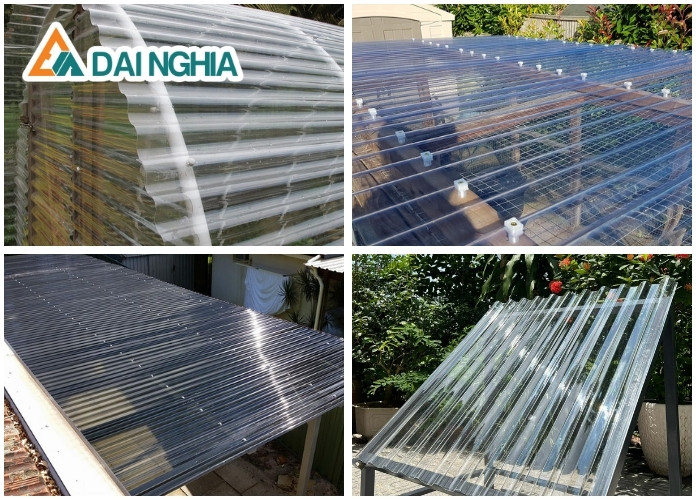 Ứng dụng của tấm Poly dạng sóng