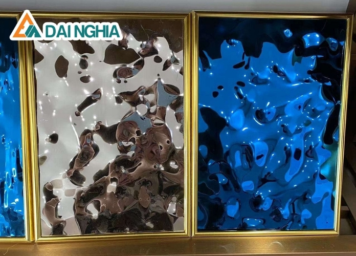 Mua inox 3D xanh gương tại Công ty Đại Nghĩa