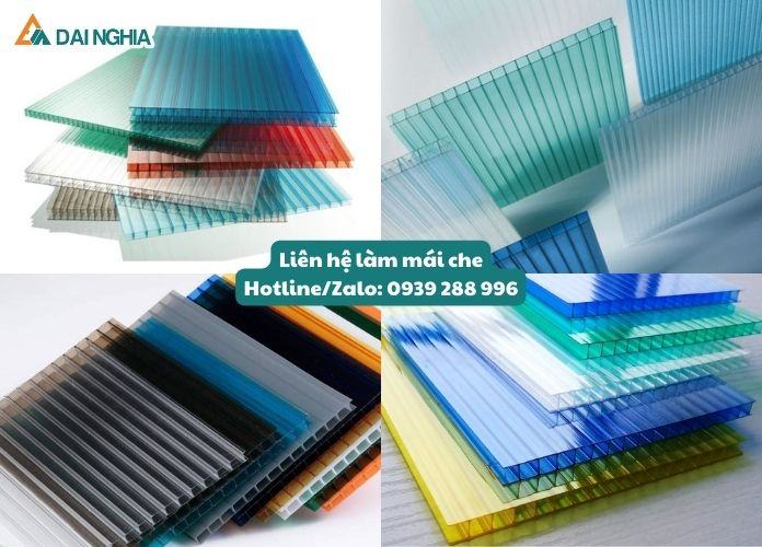 Tấm lợp lấy sáng Polycarbonate rỗng ruột