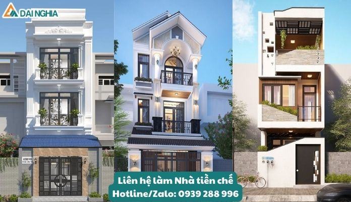 Mẫu nhà tiền chế 3 tầng đa dạng