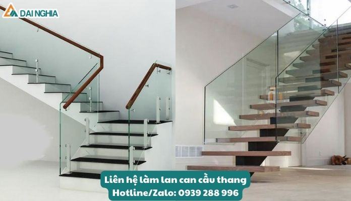 Thách thức và hiệu quả trong thiết kế - Mẫu lan can cầu thang kính
