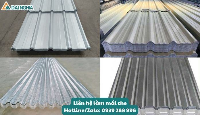 Mái che bằng tôn lạnh
