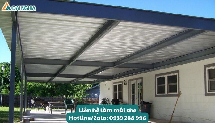 Nhược điểm của mái che tôn hiện đại