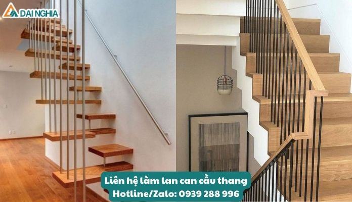 Độ bền và sự đa dạng trong thiết kế lan can cầu thang gỗ