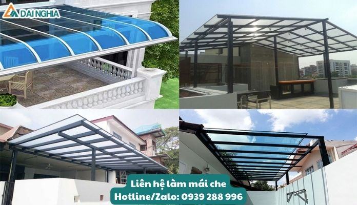 Việc sử dụng mái che đang rất phổ biến