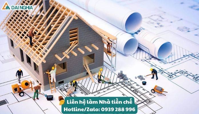Hình ảnh thú vị về thi công Nhà tiền chế
