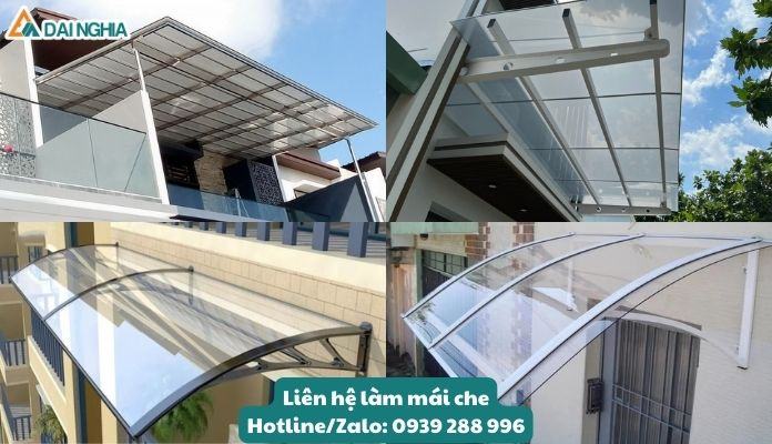 Mái che cũng bảo vệ nhà cửa khỏi tác động của ánh nắng mặt trời