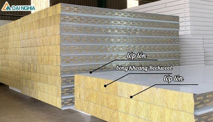 Tấm vách ngăn Panel bông khoáng (Rockwool Panel)