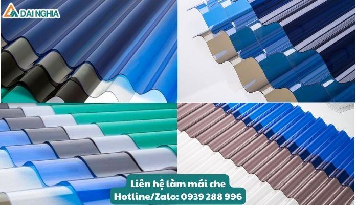 Tấm Polycarbonate sóng tròn, sóng mini
