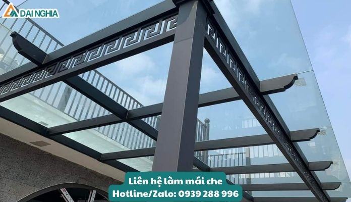 Mái che kính được sử dụng nhiều trong các kiến trúc