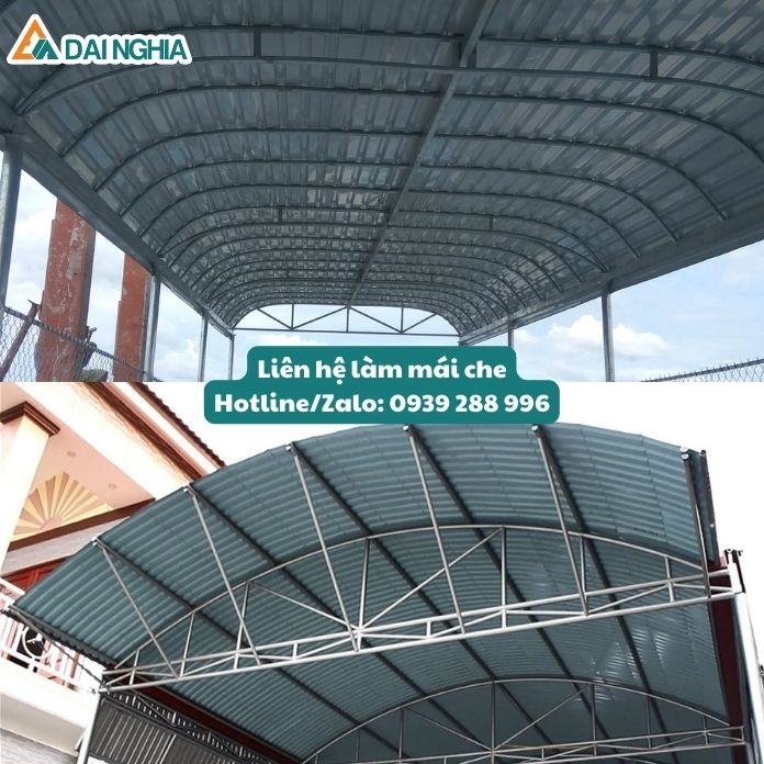 Mái che vòm – Báo giá thi công mái che vòm