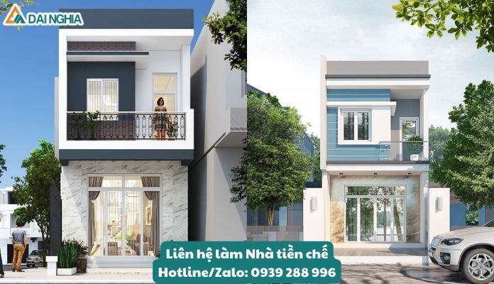 Mẫu nhà tiền chế 2 tầng phổ biến trong những năm gần đây