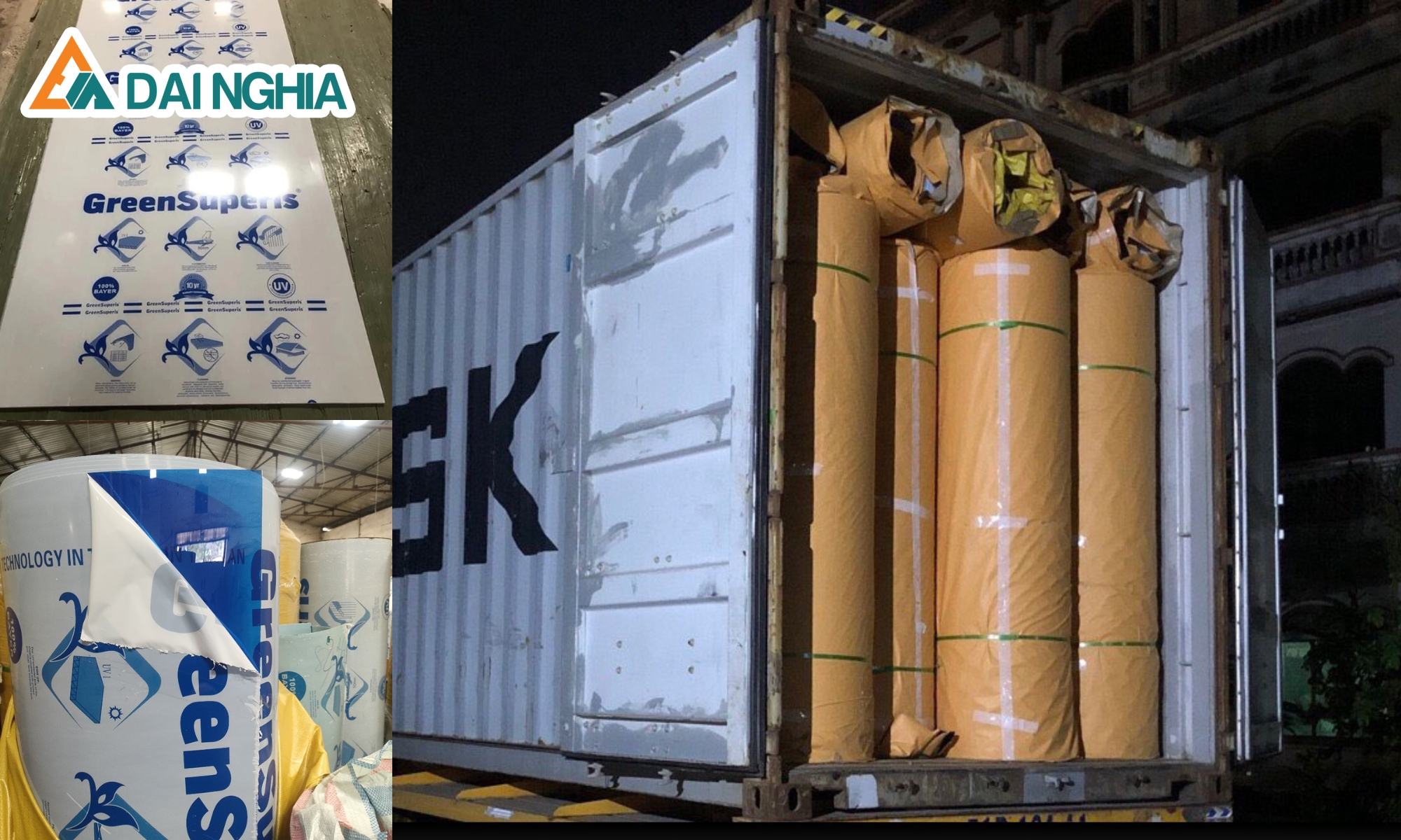 Tấm Poly đặc ruột Greensuperis