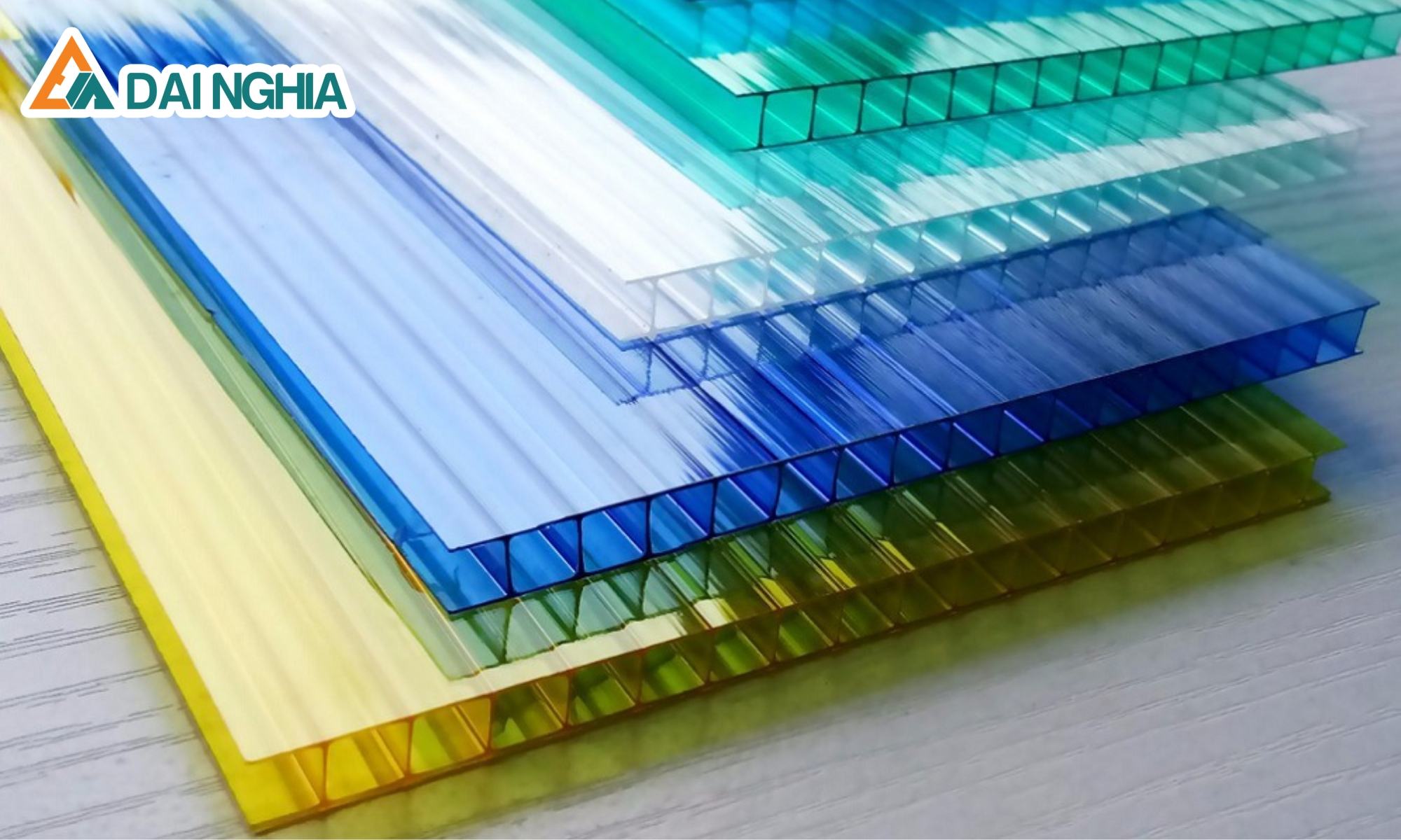 Tấm lấy sáng tấm Poly rỗng ruột Greensuperis Đài Loan