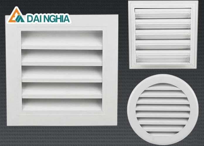 Các kích thước lam gió toilet phổ biến