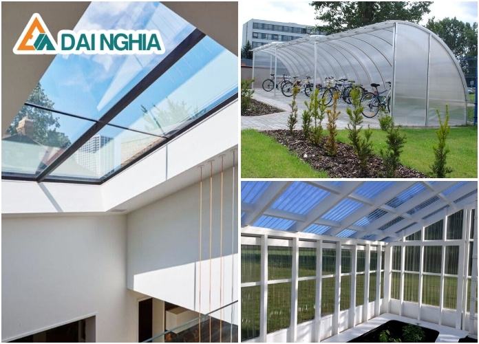 Có những loại mái che Poly nào?