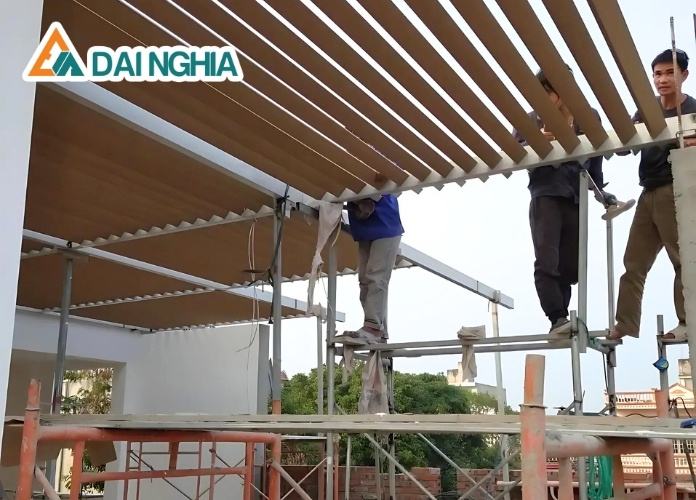 Hướng dẫn lắp đặt lam gió gỗ nhựa ngoài trời