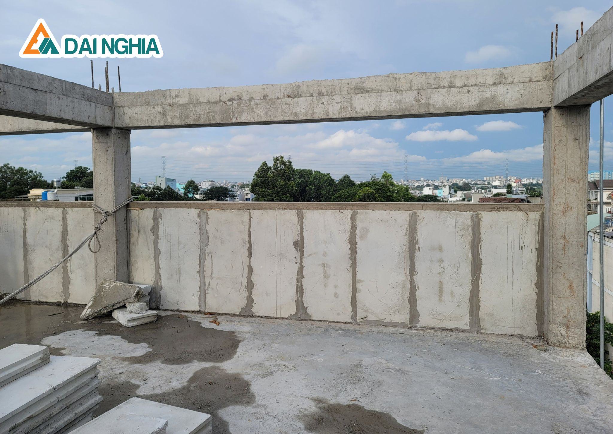 Quy trình thi công bê tông nhẹ làm tường