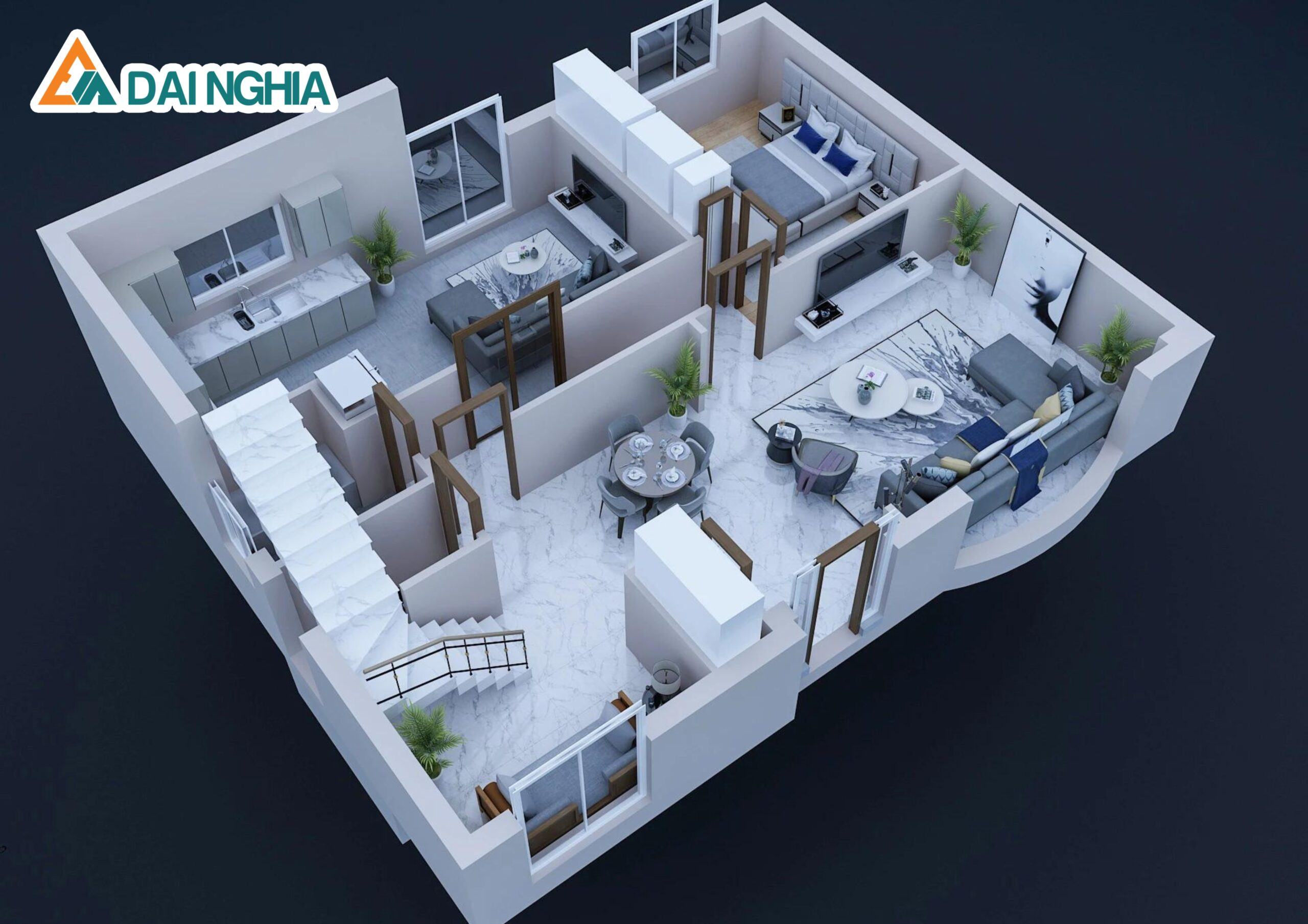 Mot so ban ve 3D nha tien che nghi duong dep mat scaled 1