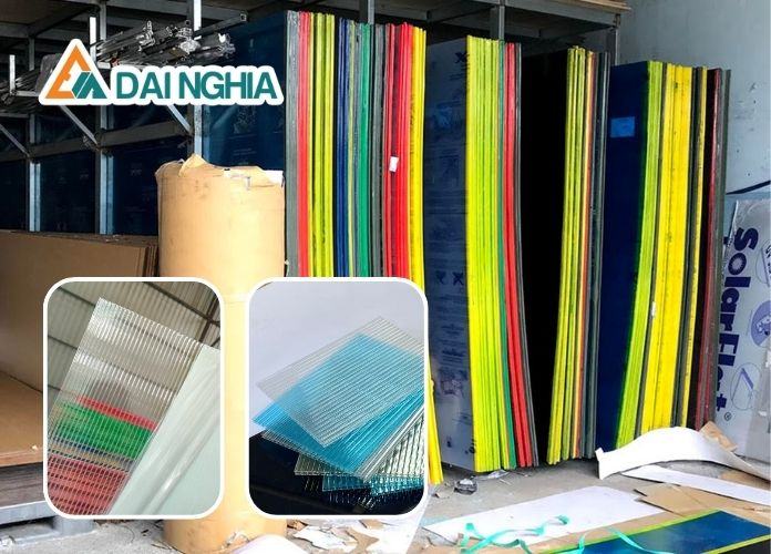 Mua tấm Poly rỗng 8mm chính hãng tại Công ty Đại Nghĩa