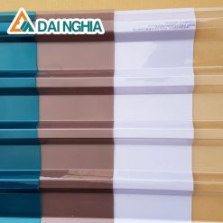 Tấm Poly 5 sóng vuông dày 1mm