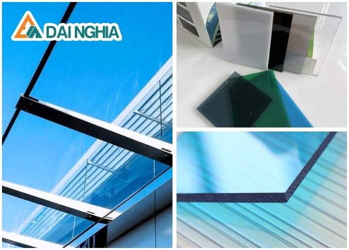 Tấm Poly đặc ruột