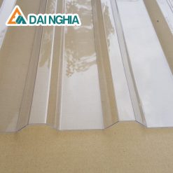 Báo giá tấm poly 11 sóng vuông dày 1mm