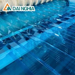 Báo giá tấm poly 9 sóng vuông dày 1mm