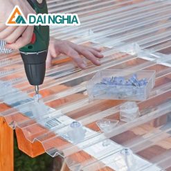 Hướng dẫn thi công tấm Poly 7 sóng vuông dày 1mm