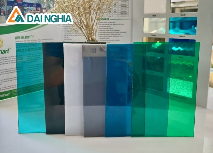 Mua tấm Poly đặc 1mm màu xanh lá ở đâu giá rẻ?