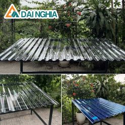 Ứng dụng tấm poly 11 sóng vuông dày 0.8mm