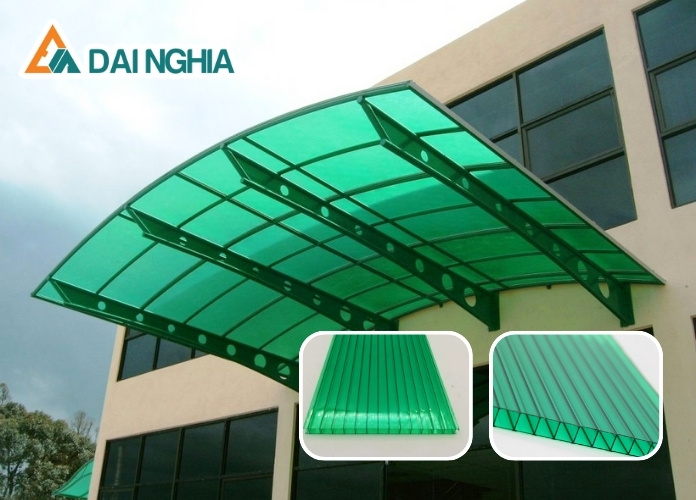 Mua tấm Poly rỗng 4mm hàng chính hãng tại Công ty Đại Nghĩa