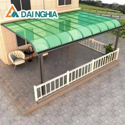 Tấm Poly đặc 2.4mm xanh lá