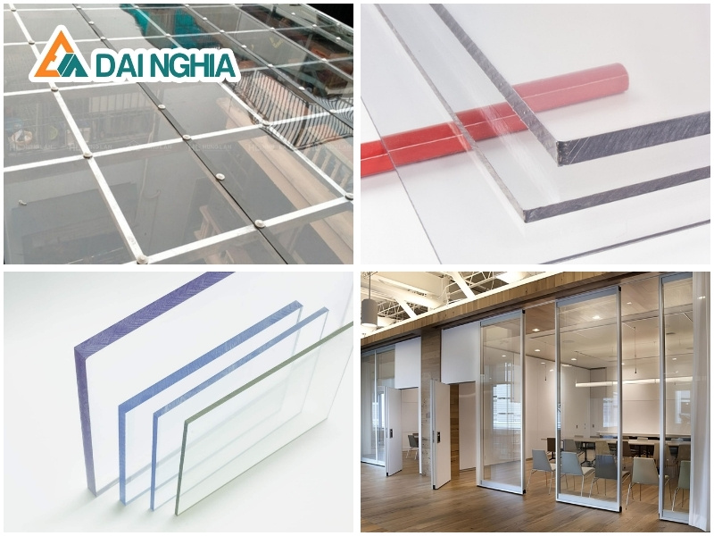 Báo giá tấm Poly đặc 2.7mm trắng trong