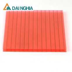 Báo giá tấm Poly rỗng 5mm đỏ