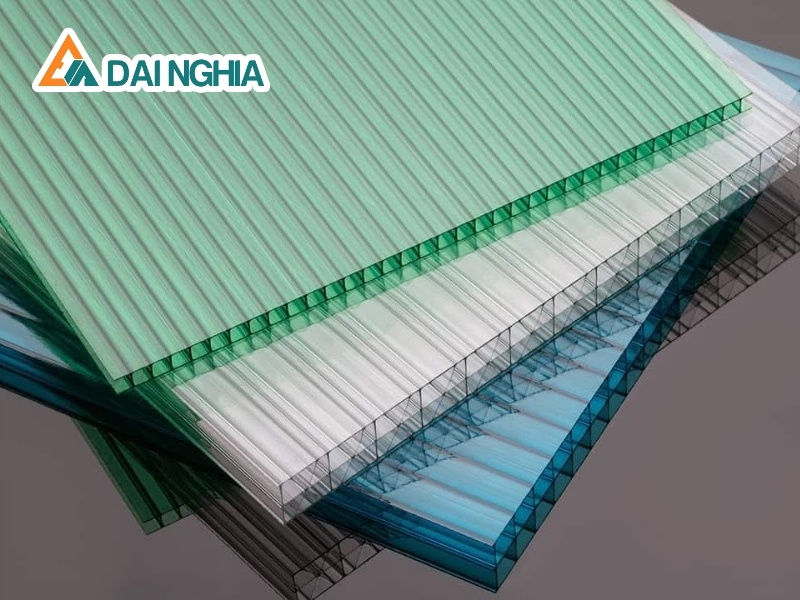 Báo giá tấm Poly rỗng 5mm xanh lá Đài Loan