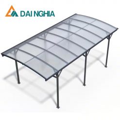 Công ty Đại Nghĩa cung cấp tấm Poly rỗng 5mm bạc hàng chính hãng