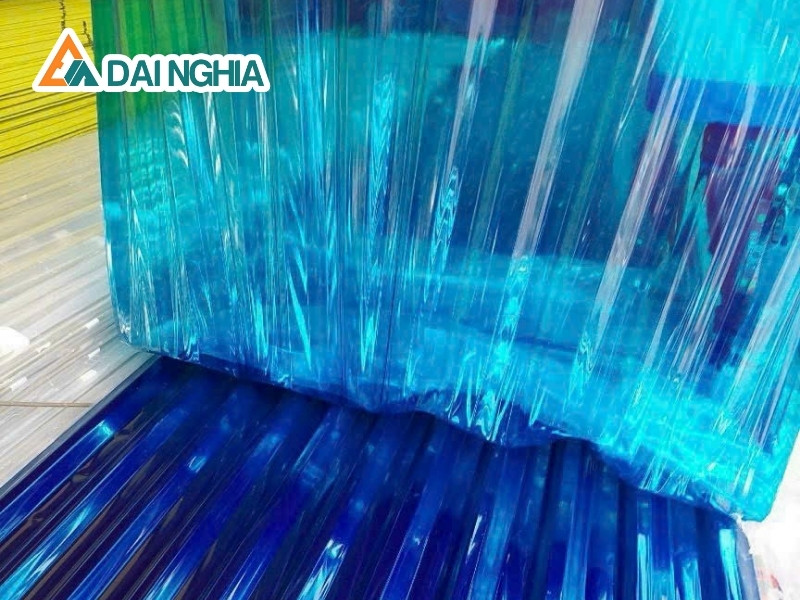 Mua tấm Poly sóng 0.6mm xanh biển tại Công ty Đại Nghĩa